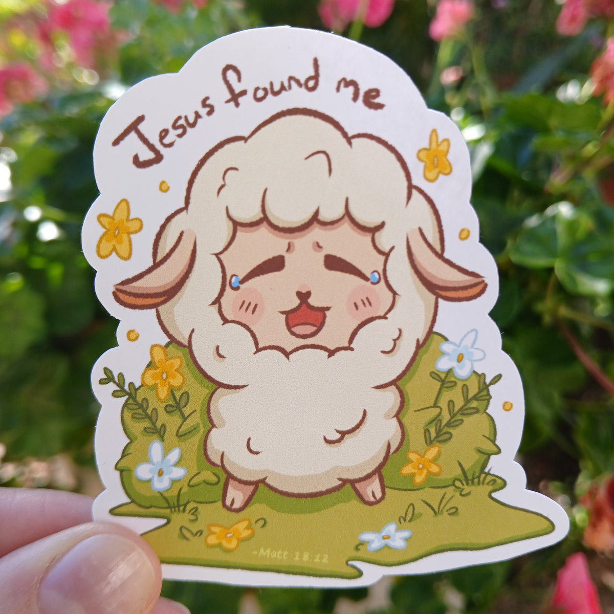 Jesus Found Me Sticker